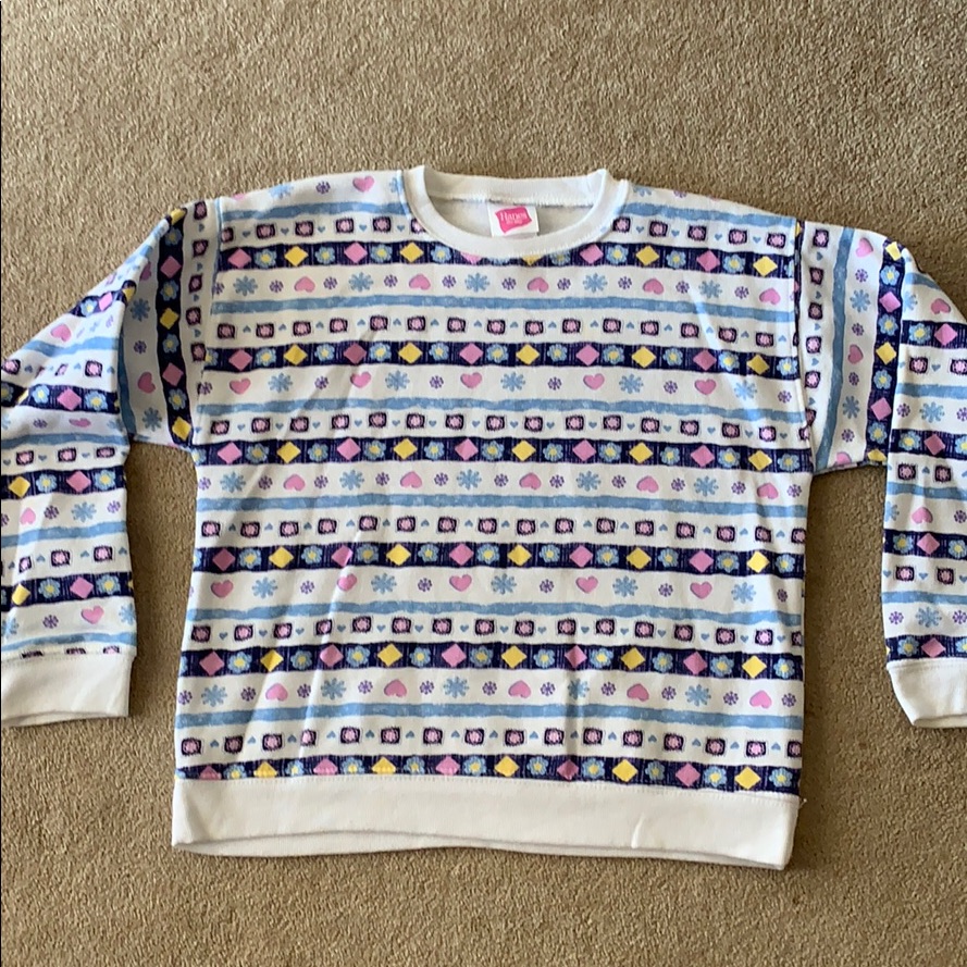 Patterned Sweatshirt